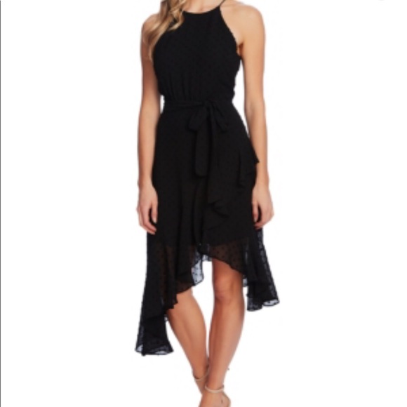CeCe Dresses & Skirts - Cece Ruffled Asymmetrical Dress NWT